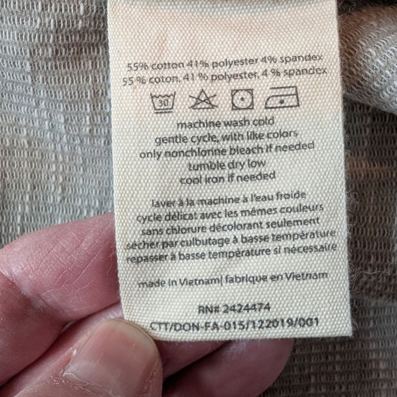 DONNI. Cardigan Cottage Lagenlook Women Coastal Grey Open Front Pockets Duster - Picture 11 of 14